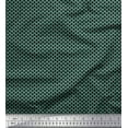 thumbnail image 1 of Soimoi Poly Georgette Fabric Bell Christmas Printed Craft Fabric by The Yard 42 Inch Wide, 1 of 3