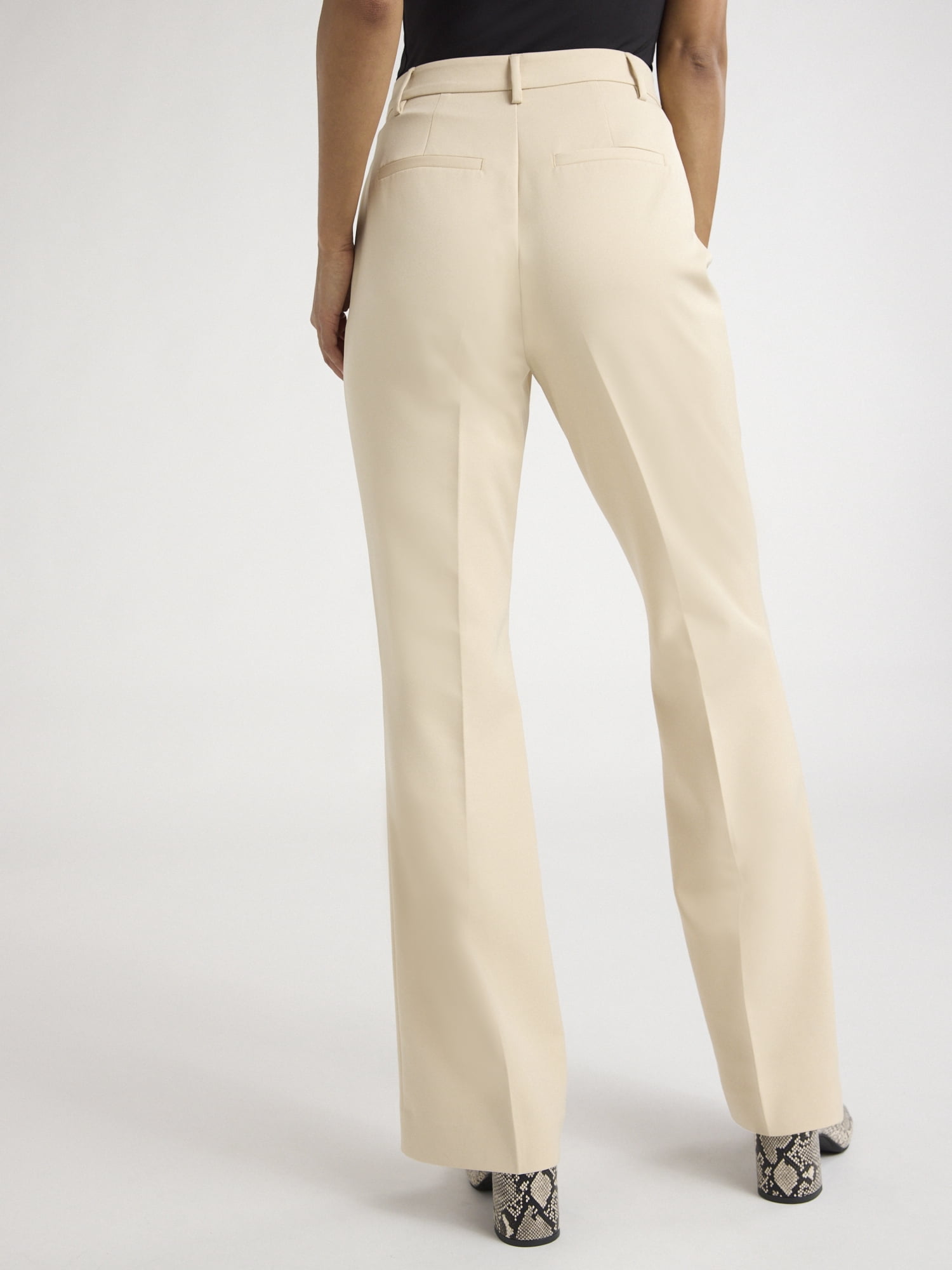 Scoop Women's and Women’s Plus Crepe High Rise Bootcut Suit Pants, Sizes 0-28