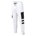 thumbnail image 5 of Outfmvch Long Johns For Men Joggers For Men Men'S Fashion Casual Stitching Leg Multi-Pocket Pants Pants Cargo Pants For Men White L, 5 of 9