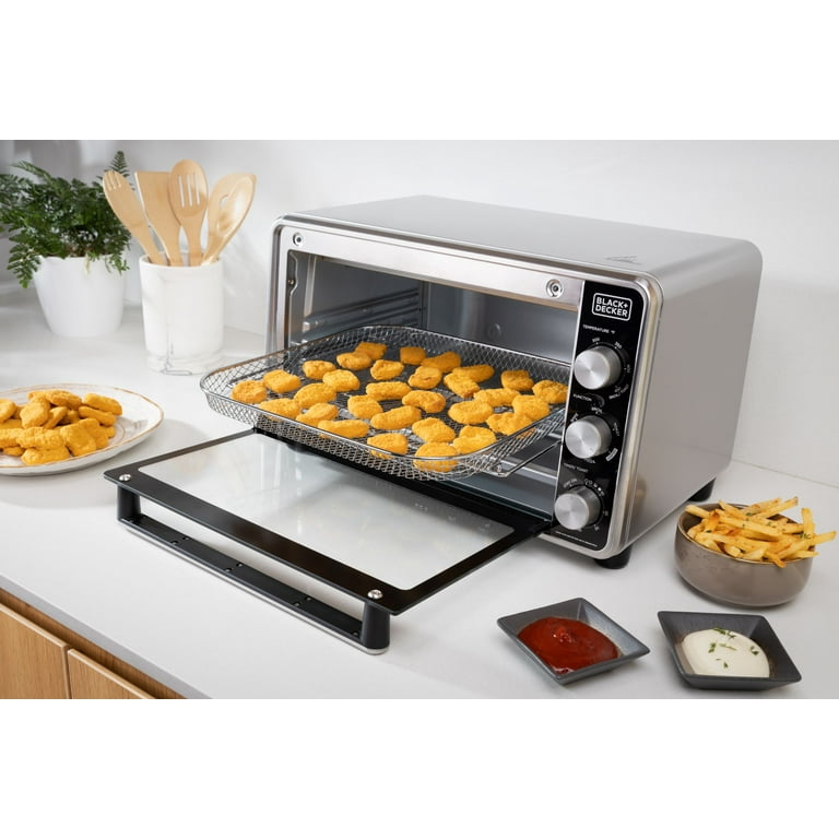 Air Fry Black And Decker Large Capacity Toaster Oven Black