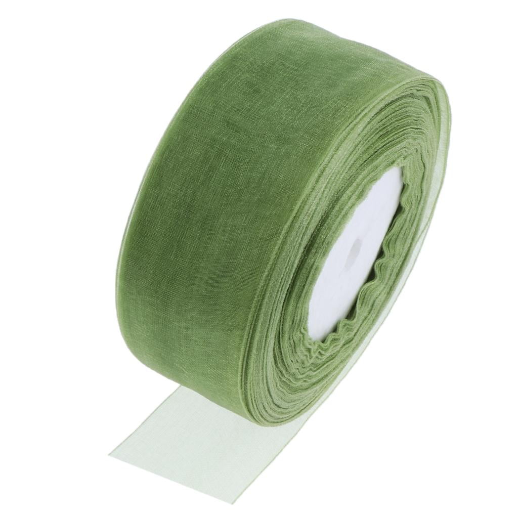 GUOOL 4x Ribbon for Crafts 50 Yard 1.5 Inch Shimmer Ribbon for Gift Package Wrapping Hair Bow Clips Crafts