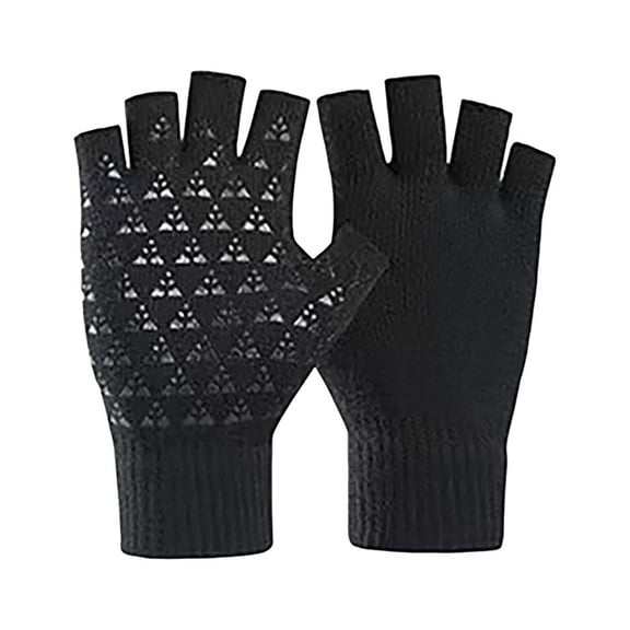 Otqutp Teen Girls Comfortable Mittens Winter USB Heated Warm Gloves Heated Hand Warm Hiking Driving Running Cycling for Women and Men Cold Weather(Black,One Size)