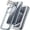 Blue, variant on JETech 5 in 1 Case for iPhone 15 Pro Max 6.7-Inch with 2-Pack Each Tempered Glass Screen Protector and Camera Lens Protector, Non-Yellowing Shockproof Bumper Phone Cover (Clear)