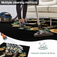 thumbnail image 5 of Black Sunflowers Bees Outdoor Rug for Patio/Deck/Porch, Non-Slip Large Area Rug 4 x 6 Ft, Farmhouse Honey Floral Rings Indoor Outdoor Rugs Washable Area Rugs, Reversible Camping Rug Carpet Runner, 5 of 8