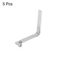 thumbnail image 3 of Unique Bargains 5pcs Single Button Kayak Paddle Snap Spring Clip 43mmx5.75mm V Shaped Solid Lift Telescopic Locking Pole Clips, 3 of 5