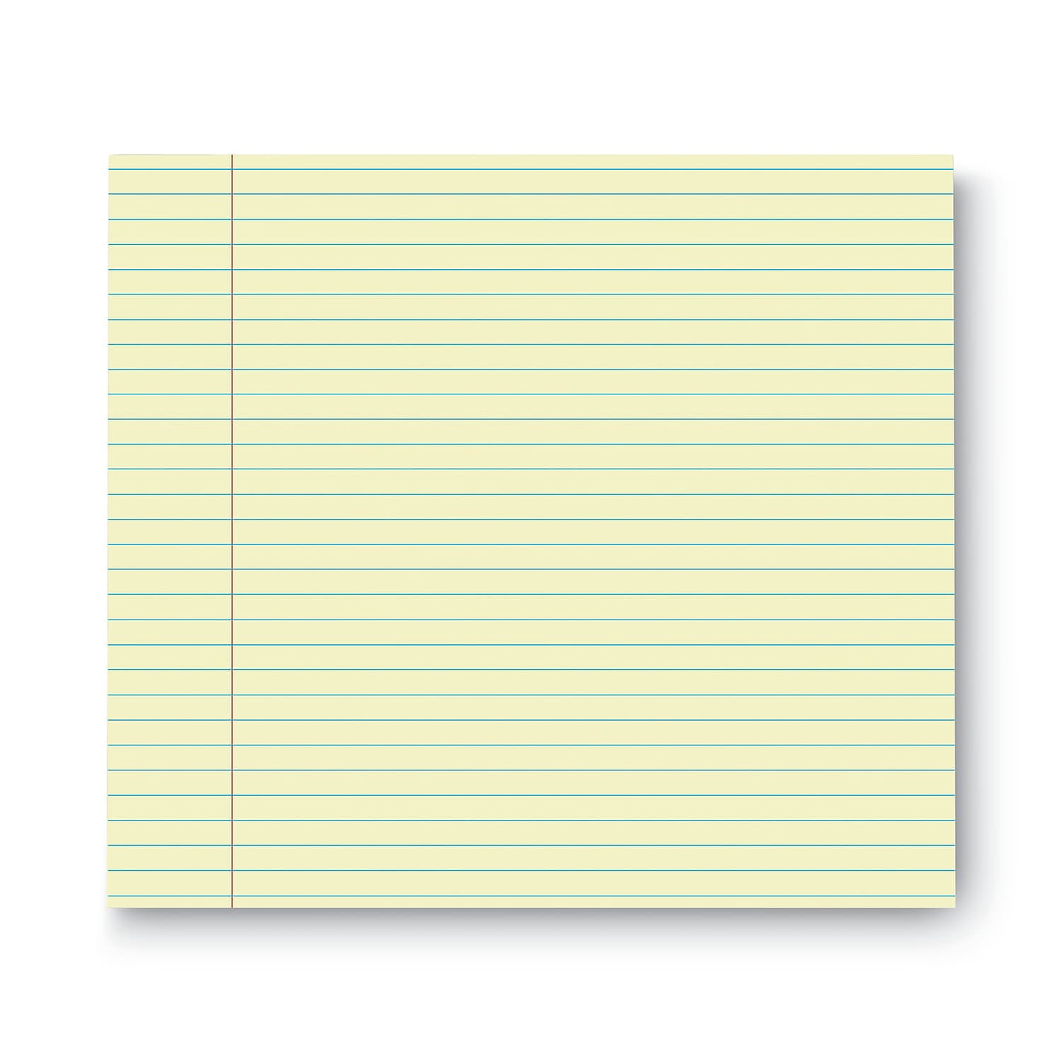glu TOP PAD, NARROW RULE, ltr, CANARY (50 Sheets, 1-Dozen)