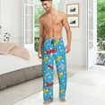 thumbnail image 5 of PISONIC Funny Mens Pajama Pants Lounge Men's Pajama Bottoms Soft Sleep Pants With Pockets Drawstring, 5 of 8