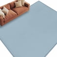 thumbnail image 2 of Light Blue Area Rugs 8x10 for Living Room, Farmhouse Solid Blue Color Modern Art Non Slip Washable Rug Runner, Low Pile Indoor Floor Carpet Mat Bathroom Rugs for Bedroom, Kids Room, 2 of 9