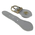 thumbnail image 5 of Bag Closure Clips Repment Leather Pad Fastener for Bag / Purse / Clutch / Handbag / Satchel Gray, 5 of 7