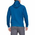 thumbnail image 2 of Under Armour Men's Athletic Rival Fleece Full Zip Hoodie, eal Vibe, L, 2 of 4