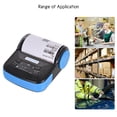 thumbnail image 4 of GOOJPRT MTP-3 Compact Bluetooth Thermal Printer for Receipts, Labels, and Barcodes, 80mm Paper Width, Blue, Global Voltage 110-240V, Fast 50mm/s Printing Speed, 4 of 6