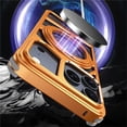 thumbnail image 6 of Case For IPhone 17 Pro Max/17 Pro/17, Alloy Hollowing Cooling Case Magnetic Ring Stand Cover Slim Frameless Shell, 6 of 7