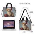 thumbnail image 3 of Laptop Bag Laptop Briefcase 15.7 x 3 x 11.8 Inches Laptop Bag Briefcases Laptop Storage Travel Laptop Bag Work Laptop Bag Christmas Orange Dog, 3 of 8