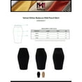 thumbnail image 2 of MixMatchy Women's Velvet Glitter Bodycon Midi Pencil Skirt, 2 of 4