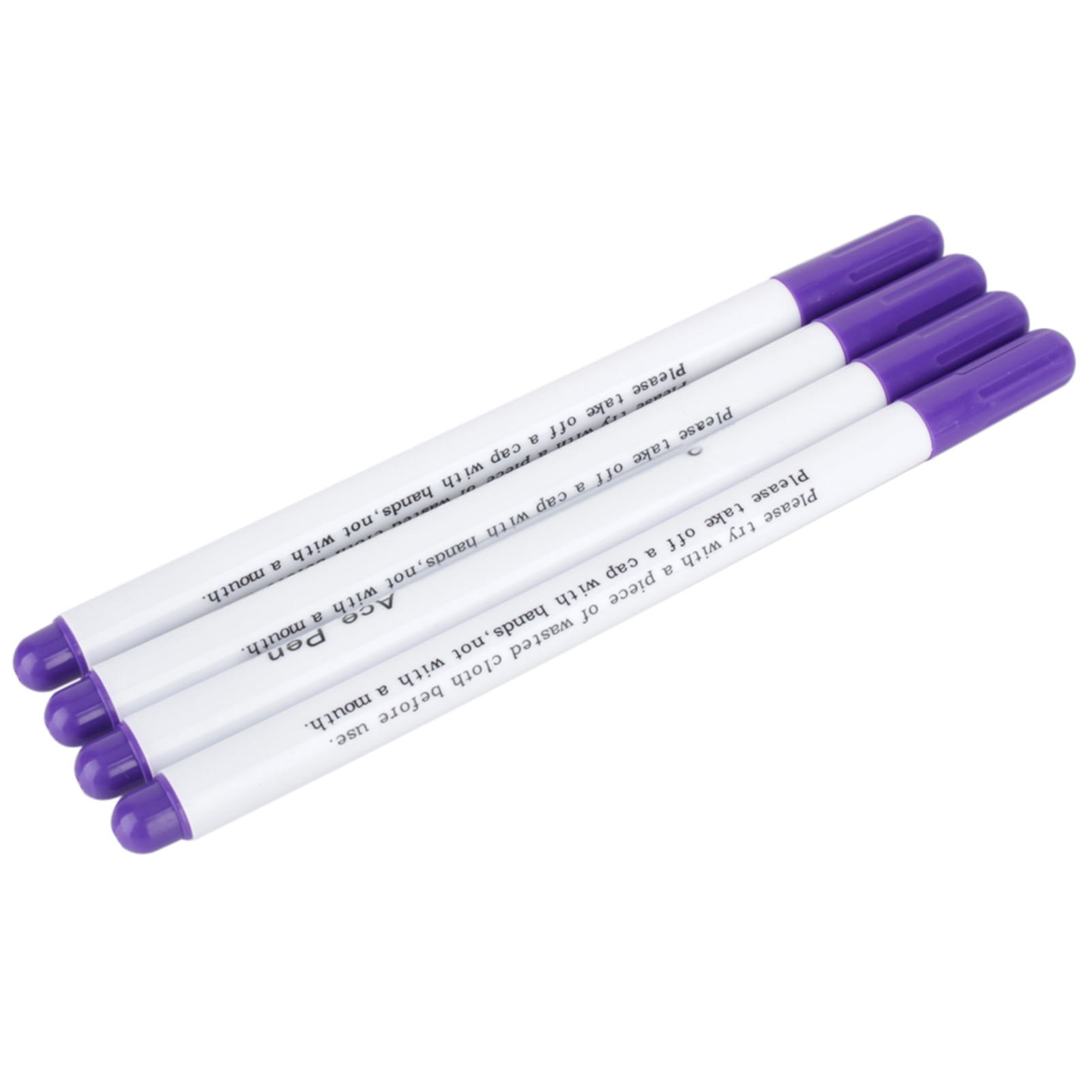 Maker Pen 4Pcs Stitch Markers Soluble  Stitch Water Erasable Pens Grommet Ink Fabric Marker Marking