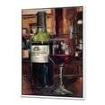 thumbnail image 1 of Une Réflexion de la Bouteille de Vin I - Nourriture et Boisson Toile Encadrée, 1 of 3