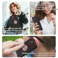 thumbnail image 6 of Rugged Case for iPhone 14 Ring Holder Kickstand Cover with Screen Protective Film, Heavy Duty Triple-Layers Military Grade Hybrid Shockproof Drop Resistant Case, Black+Red, 6 of 6