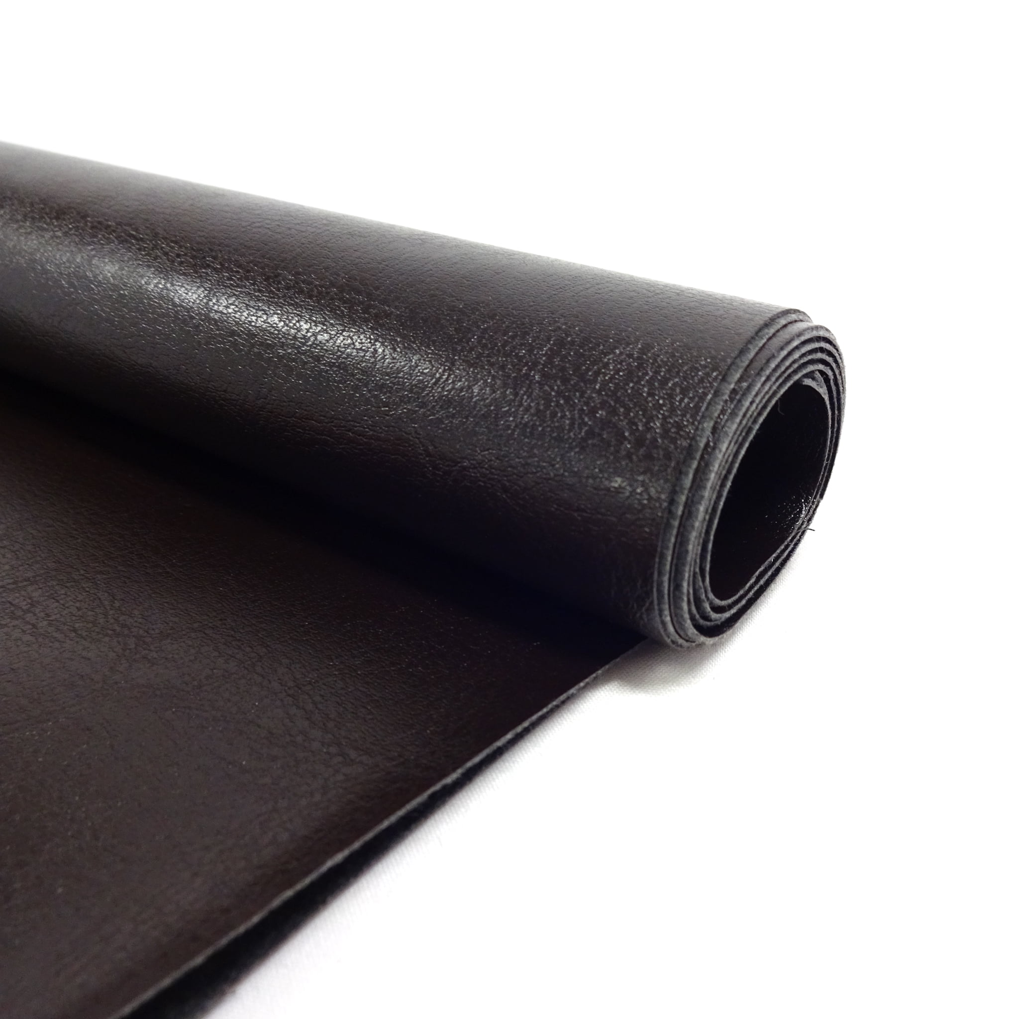 Waverly Inspirations By-the-Yard Solid Faux Leather Fabric, Brown, 60” Wide for Crafts & DIY Projects