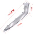 thumbnail image 3 of Parachoques Delantero Derecho Moldura Cromada Lado Del Pasajero A2128852874 Compatible Con Mercedes-Benz Clase E Sedan 2014-2016 W212 E250 E350 E400 E500 E550 No Se Ajusta A Coupe, 3 of 5