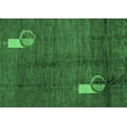 thumbnail image 1 of Ahgly Company Indoor Rectangle Abstract Emerald Green Modern Area Rugs, 2' x 4', 1 of 4
