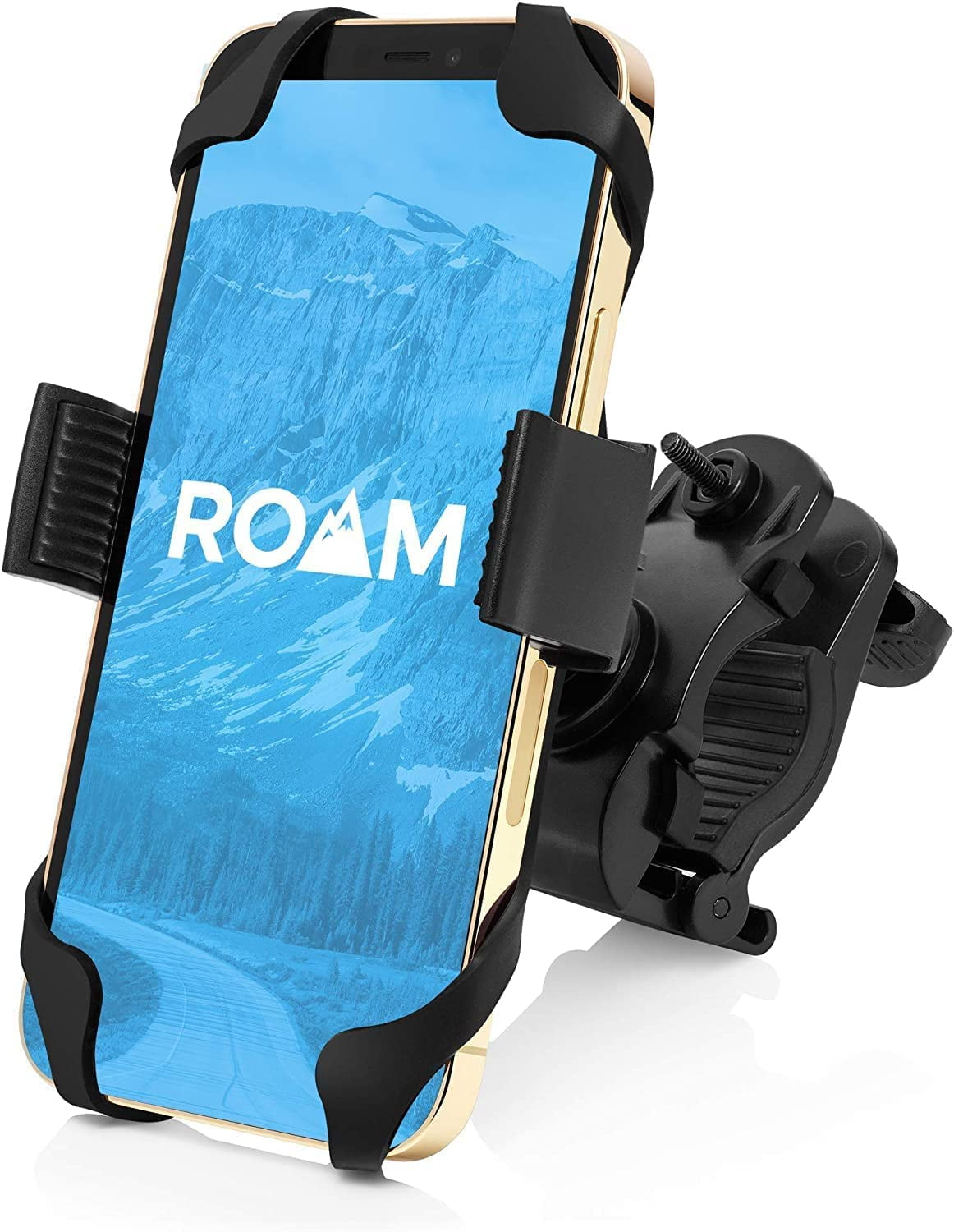 Bike Phone Mount，Motorcycle Phone Mount,360 Rotation Universal Cell Phone Holder，The Most Secure & Reliable Bicycle Phone Holder for iPhone 13/12/11 Pro/11/Max/XS/XR/X/8 Samsung Galaxy 
