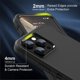 thumbnail image 3 of Entronix Funda Resistente para iPhone 12 Pro Max, Triple Capa, Resistente a Golpes y Anticaídas, Color Negro, 3 of 7