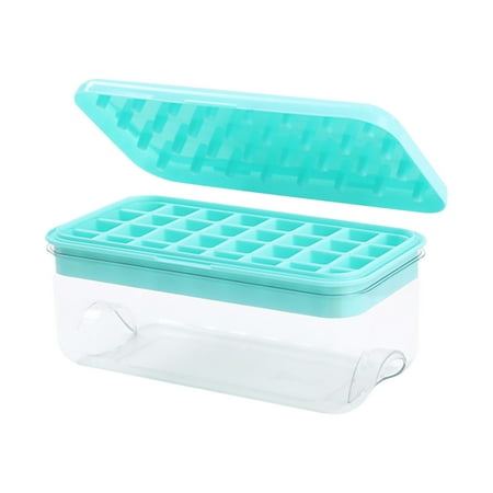 

Buodes Ice Sphere Mold 32 Ice Tray Press Silicone Food-grade Ice-making Container Ice Storage Box Ice Ice-making Box