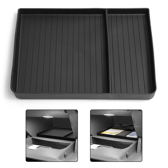 Car Co-Pilot Glove Box Storage Mat For Hyundai Ioniq 5 Armrest Storage Box Tidying Organizer Car Interior Accessories