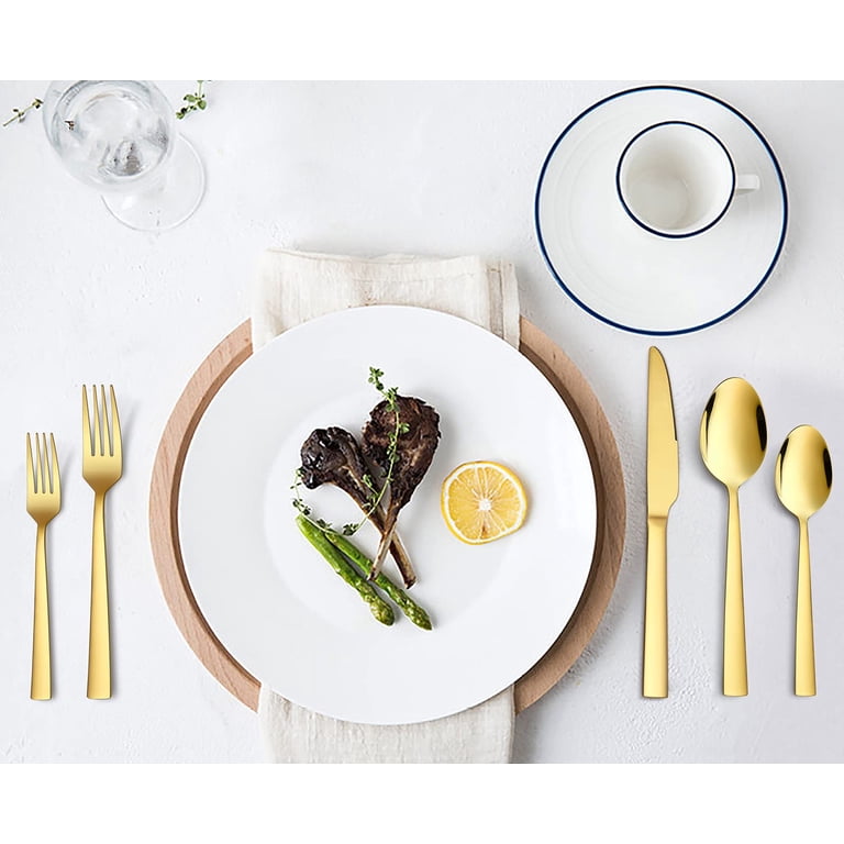 Vesteel 20-Piece Gold Stainless Steel Flatware Set photo 3