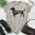 thumbnail image 2 of Dachshund Mama T-shirt, Unisex Women's Shirt, Dachshund Owner, Best Dog Mom Gift, Light Silk Gray, Medium, 2 of 6