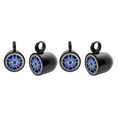 (4) Infinity 822MLT 8" Marine Wakeboard Tower Boat Speakers w/RGB LED Lighting