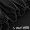 thumbnail image 5 of PiccoCasa Brushed Microfiber Fitted Sheet King Mattress Protector, 80"x78" Black, 5 of 6