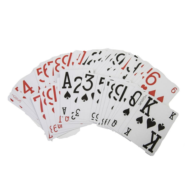 Bandwagon Easy-Read Extra Large Printing Playing Cards (Set of 3