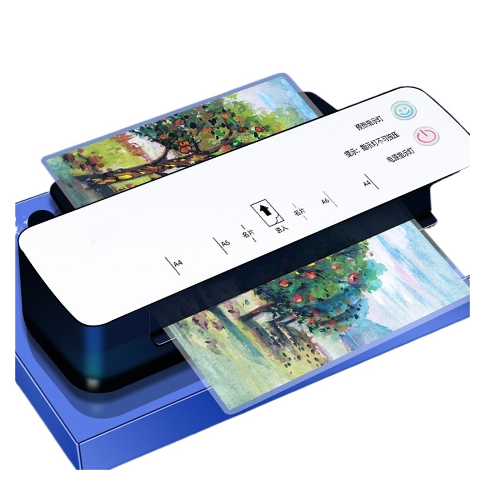 Laminator,Laminator Machine A4 Film Laminator Photo, Menu, Adhesive Film Laminator Office Fully Automatic Thermal Laminating Mini Film Sealing Machine