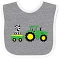 thumbnail image 3 of Inktastic Second Birthday Tractor Boys or Girls Baby Bib, 3 of 4
