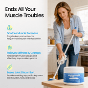Jtopyrt Magnesium Cream - Soothes Muscle Soreness and Eases Joint Discomfort, At-Home Relief for Women