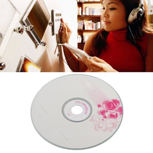 Discos en Blanco CD R CD R 700MB 52X Centro de Inyección de Tinta Blanca Medios Grabables Imprimibles Logotipo de CD R Disco de Medios Grabable de Datos en Blanco Superior