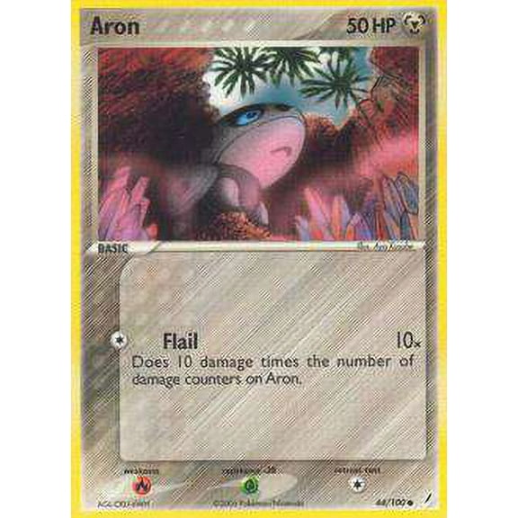 Pokemon Crystal Guardians Common Aron #44