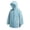 Blue, variant on Men's Lightweight Breathable Hooded Softshell Jacket for Running Travel Hiking, Windproof Outerwear, Water Repellent Zipper Pockets Big and Tall Size S-3XL Blue