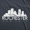 thumbnail image 2 of Mens Rochester New York T Shirt NY Shirt Hometown Pride Tee (Heather Navy) - S, 2 of 3
