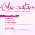 thumbnail image 4 of iENVY False Eyelashes Faux Mink Color Couture Mixed Colored Lashes Maximum Fluffiness and Volume Fake Eyelashes (Mixed Crimson), 4 of 11