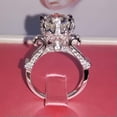 thumbnail image 4 of 2ct Round Cut Luxury Topaz Cz Band Women's 925 Silver Rngagement Ring Size 4-9.5, 4 of 9