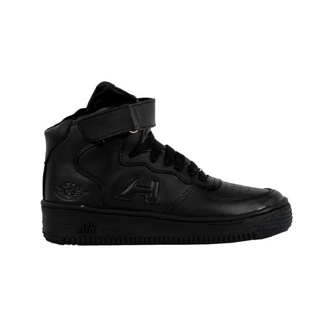 Tenis Bota KUALI SHOES Escolares Air Piel Cosido Comodo Urbano M-260 TALLA 19 NEGRO