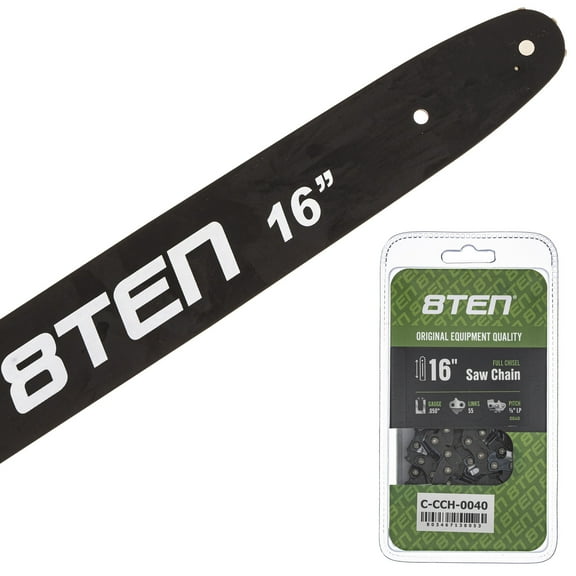 8TEN 16" Chainsaw Bar & Chain .050 3/8LP 55DL for Stihl 017 MK1010270