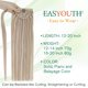 thumbnail image 2 of Extensiones de cabello humano rubio Easyouth con forma de cola de caballo, 80 g, 40 cm, 2 of 9