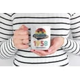 thumbnail image 2 of Vintage 1958 feat. Retro Sunset & Palm Trees Coffee & Tea Mug (11oz), 2 of 6
