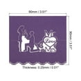 thumbnail image 2 of Unique Bargains Table Name Place Cards,50pack Favor Decor Hollow Butterfly Cut Design Blank Card, Purple, 2 of 5