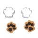 thumbnail image 1 of FENGGUIQU 4Ud Para Cortar Pan Y Pancakes Huella De Perro Acero Inoxidable Para Cocina, 1 of 8