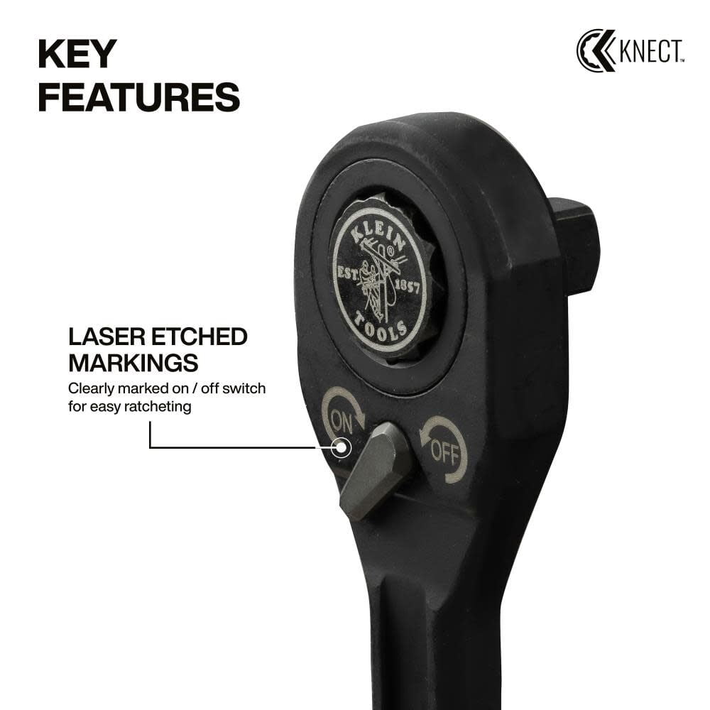 Klein Tools Knect Socket Wrench Adapter Set