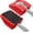 Red, variant on Bicycle Pedals Lightweight Flat Pedals with Anti-Slip Surface Pedal Extender for WahooSpeedplay Pedal Adapters